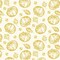 44 x 36 Simply Gold Metallic Pumpkins Studio E 100% Cotton Fabric Thanksgiving